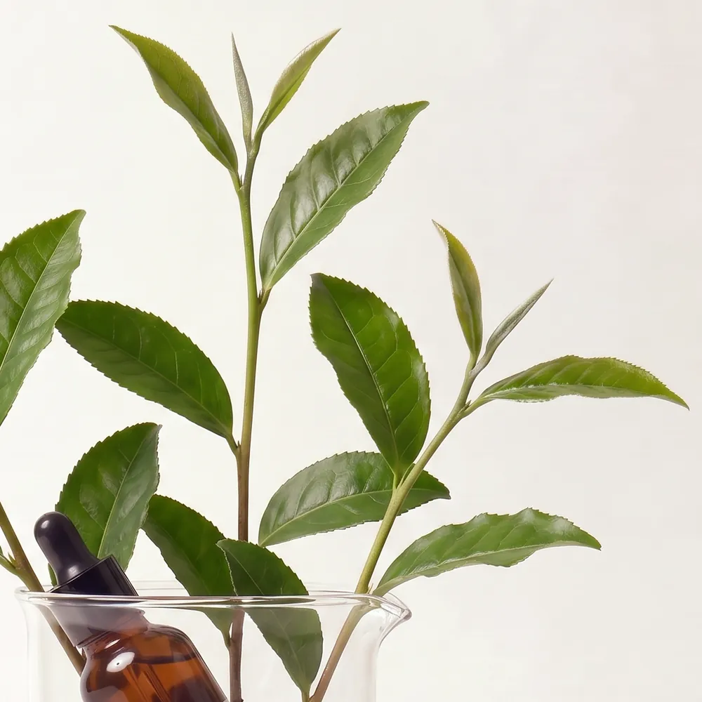 Essential Oil Blend No.330 · close-up of ingredients in a glass | Lê Mai
