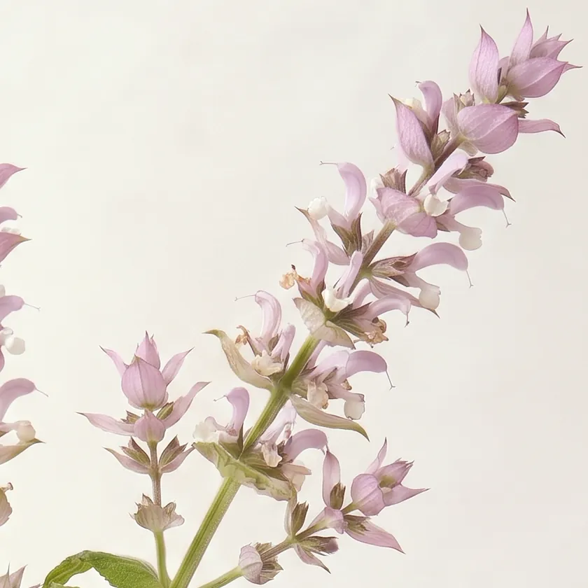 Tinh dầu Đơn Sâm – Clary Sage · cận nguyên liệu trong ly | Lê Mai