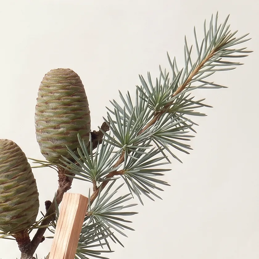 Tinh dầu Hoàng Đàn – Cedarwood · cận nguyên liệu trong ly | Lê Mai